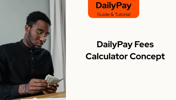 DailyPay Fees Calculator Concept